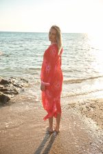 Καφτάνι Μακρύ Κοραλί “Solea”