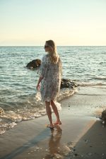 Πουκαμίσα Παραλίας Paisley Εκρού “Nerina”