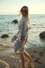 Πουκαμίσα Παραλίας Paisley Εκρού “Nerina”