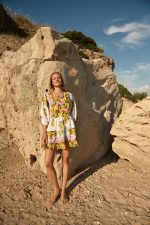 Φόρεμα Παραλίας Λεμονάτο Print “Limone Rosa”